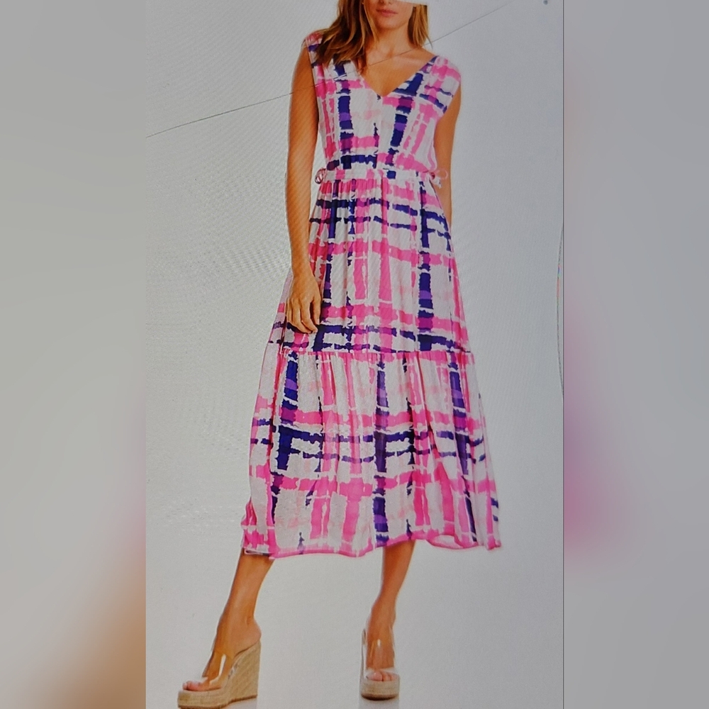 Ella Dress For Women 2X Maxi, 21.5 Inch Of Armp To Armp, Rayon, Super Soft.